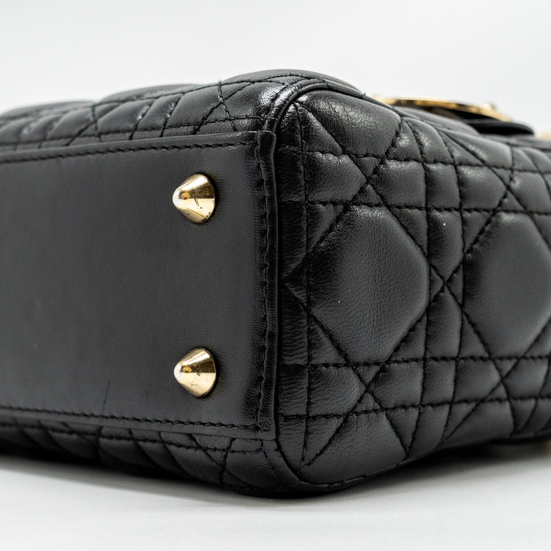 Top quality Dior My ABC Small Lady Top quality Dior Lambskin Black