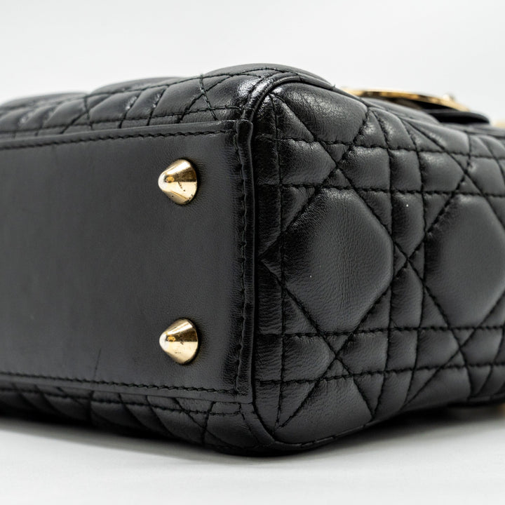 Top quality Dior My ABC Small Lady Top quality Dior Lambskin Black