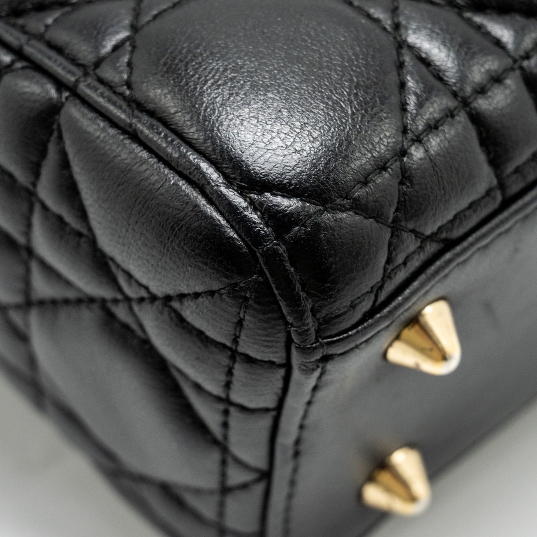 Top quality Dior My ABC Small Lady Top quality Dior Lambskin Black