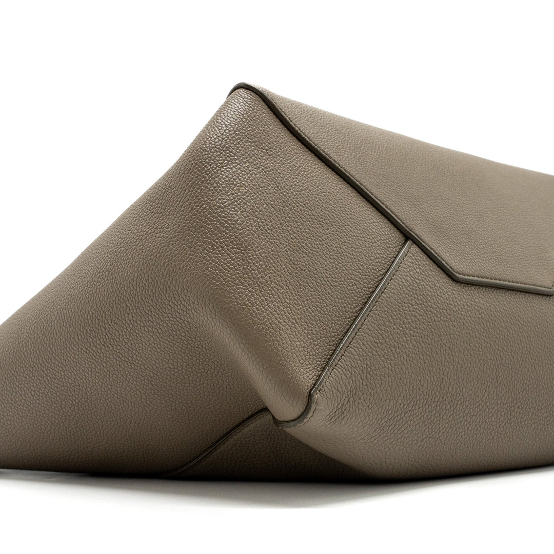 Top Quality Celine small cabas phantom bag grained calfskin taupe