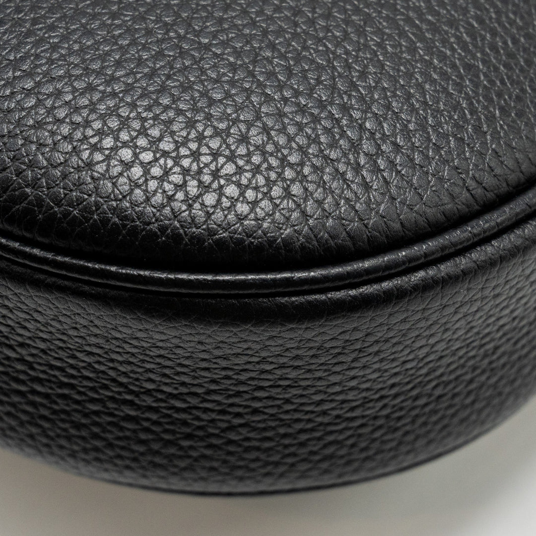 Top quality Dior Homme Charms Saddle Bag Calfskin Black