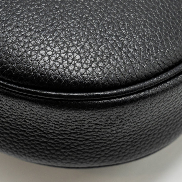 Top quality Dior Homme Charms Saddle Bag Calfskin Black