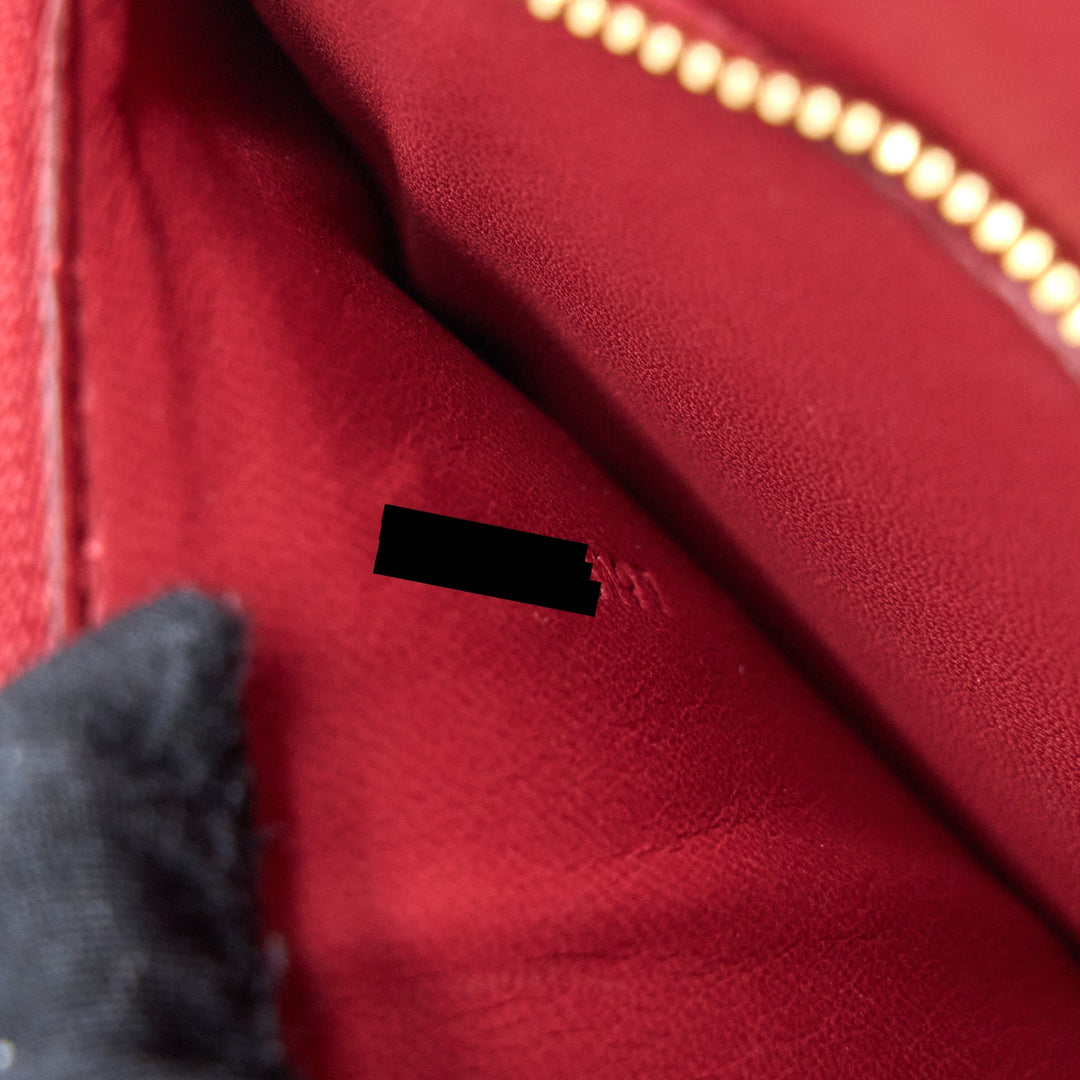 Celine Medium Classic Box Bag Calfskin Red
