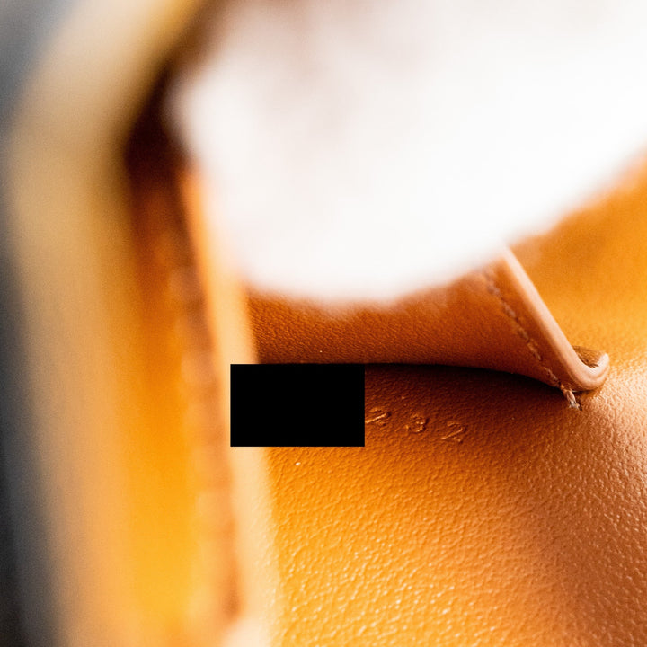 Celine Clutch on Strap Tabou in Triomphe canvas / calfskin tan