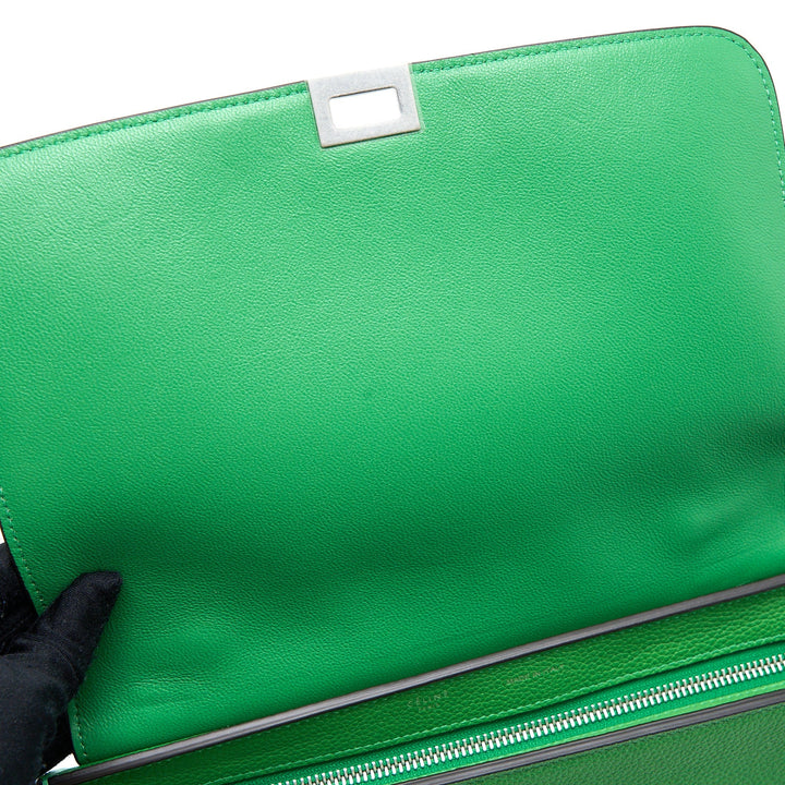Top Quality Celine Small Trapeze Bag Calfskin/Suede Green