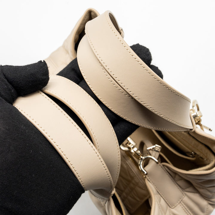 Top quality Dior Medium Top quality Dior Toujours Tote Bag Calfskin Powder Beige