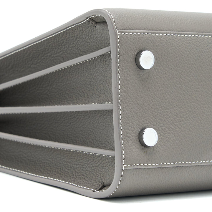 Saint Laurent Baby Sac De Jour Calfskin Grey SHW