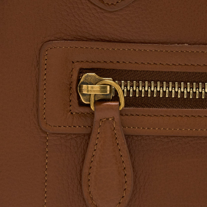 Celine Micro Luggage Bag Calfskin Brown