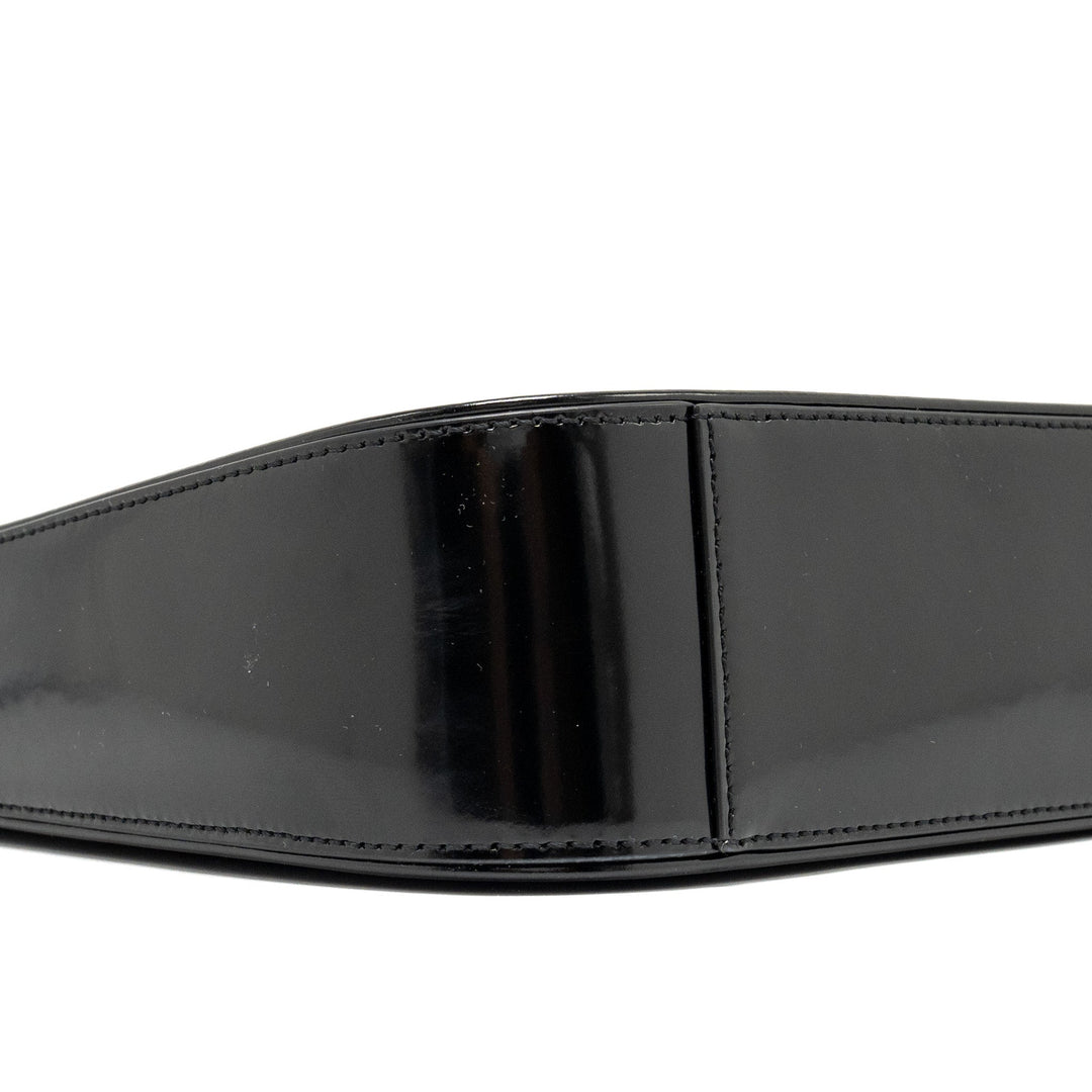 Saint Laurent Le 5 A 7 shiny calfskin black SHW