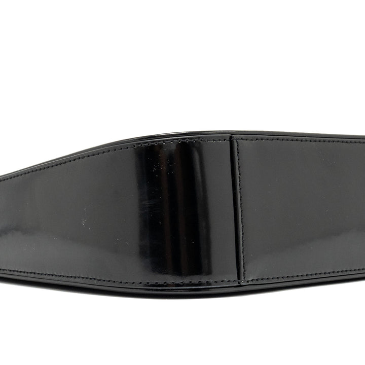 Saint Laurent Le 5 A 7 shiny calfskin black SHW