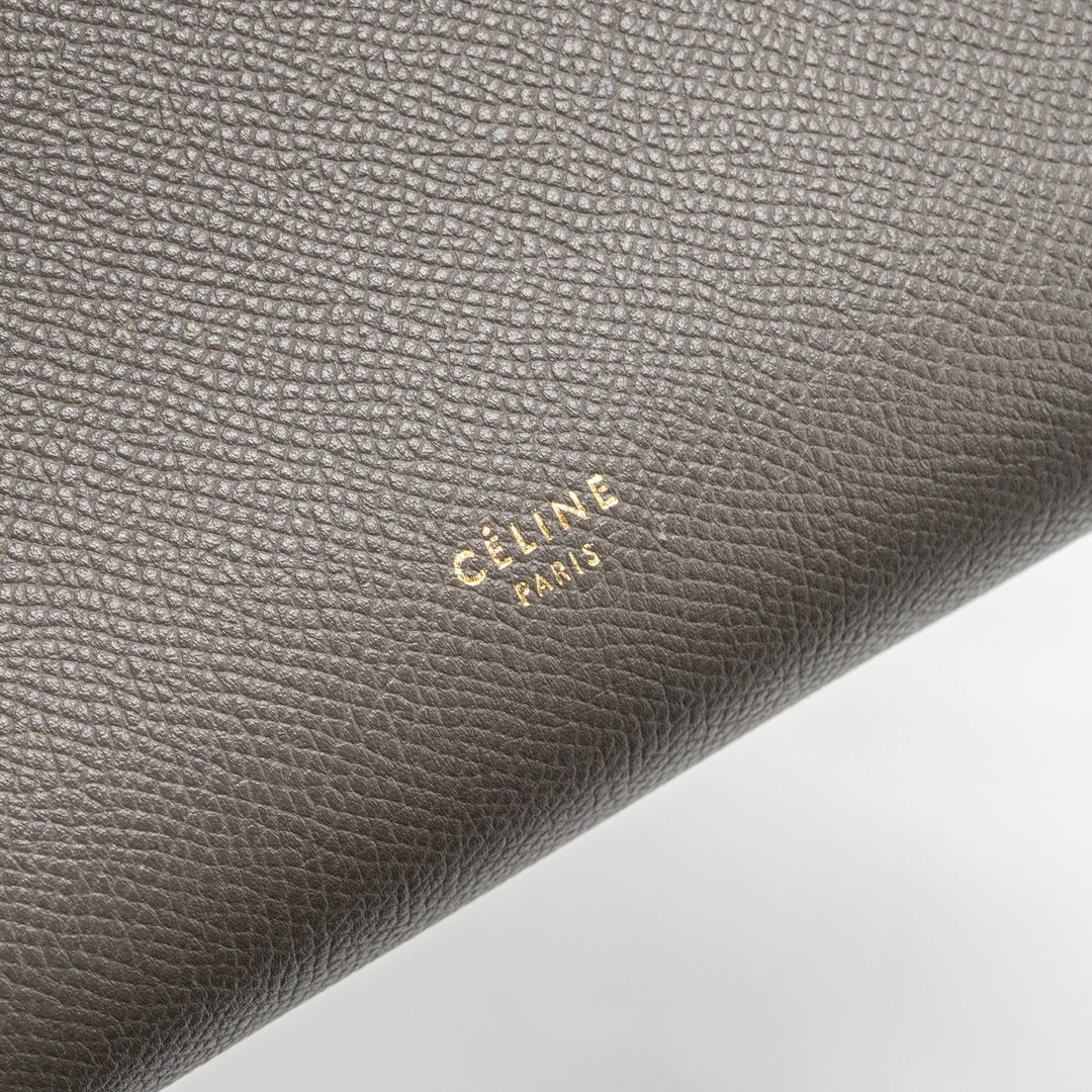Celine Micro Belt Bag Grained Calfskin Grey