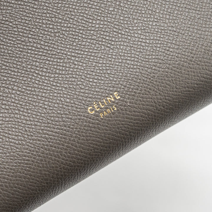 Celine Micro Belt Bag Grained Calfskin Grey