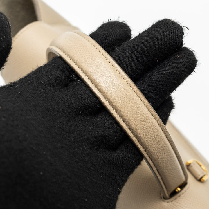 Celine Micro Belt Bag Grained Calfskin Beige