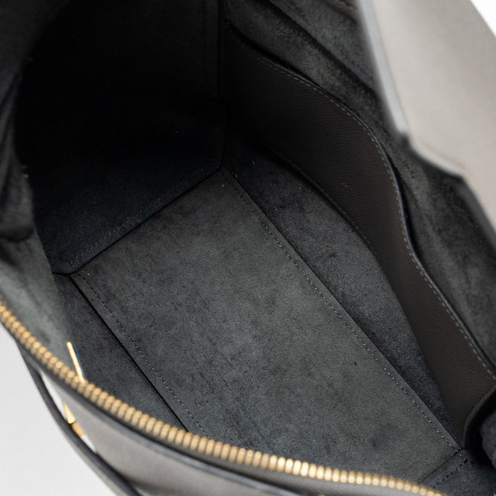 Celine Micro Belt Bag Grained Calfskin Grey