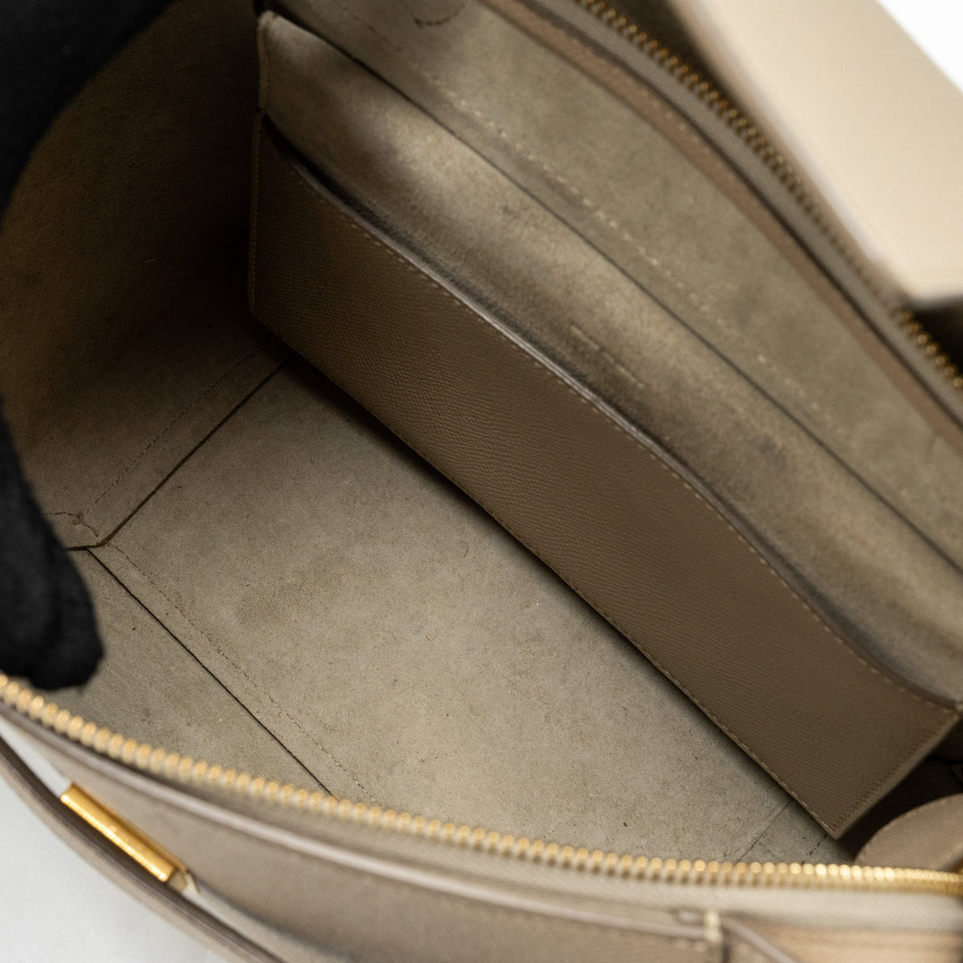 Celine Micro Belt Bag Grained Calfskin Beige