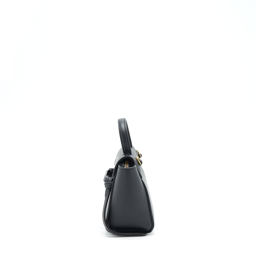 Celine Pico Belt Bag Calfskin Black