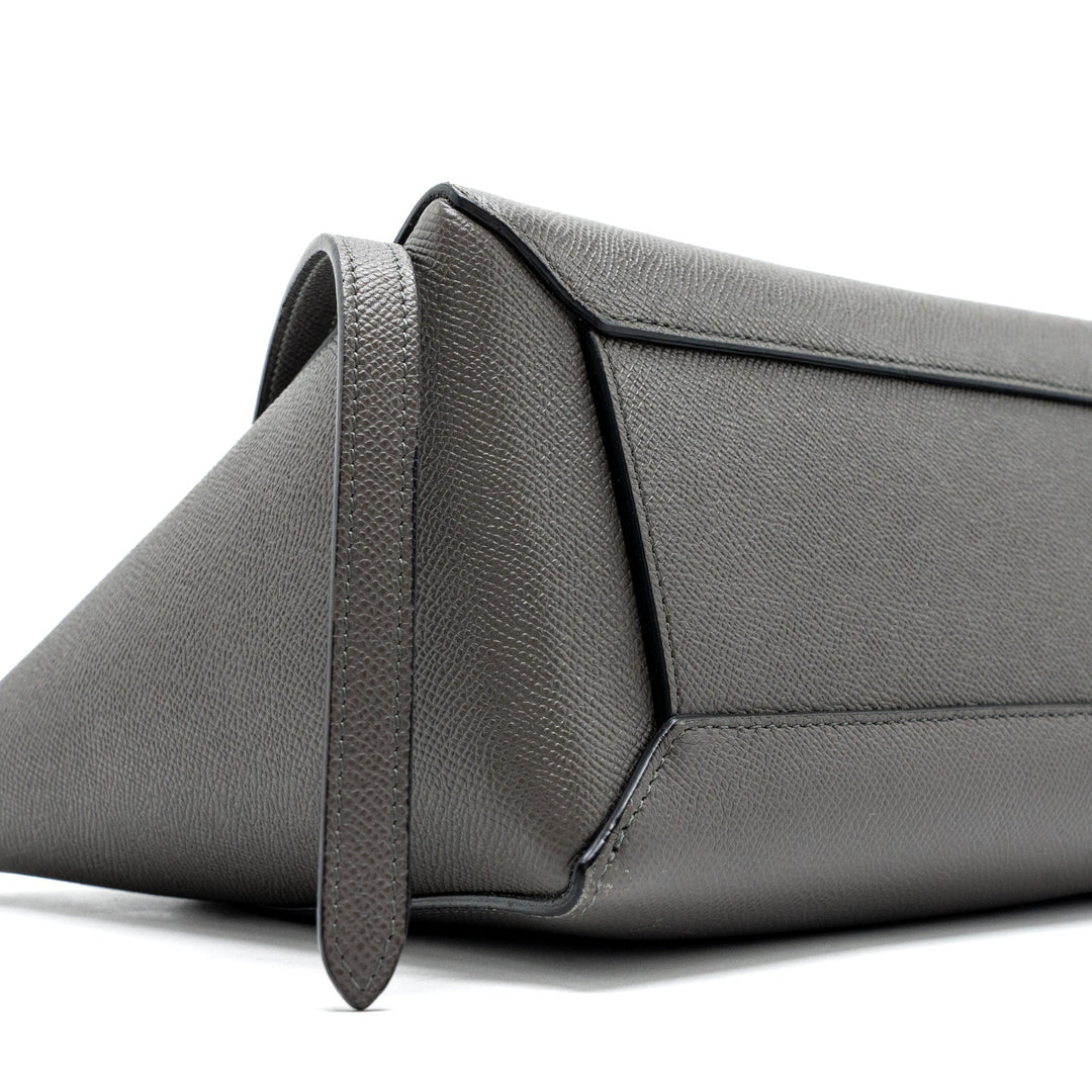 Celine Micro Belt Bag Grained Calfskin Grey