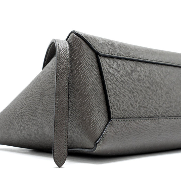 Celine Micro Belt Bag Grained Calfskin Grey