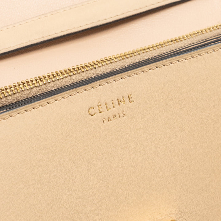 Celine Medium classic box bag calfskin light pink