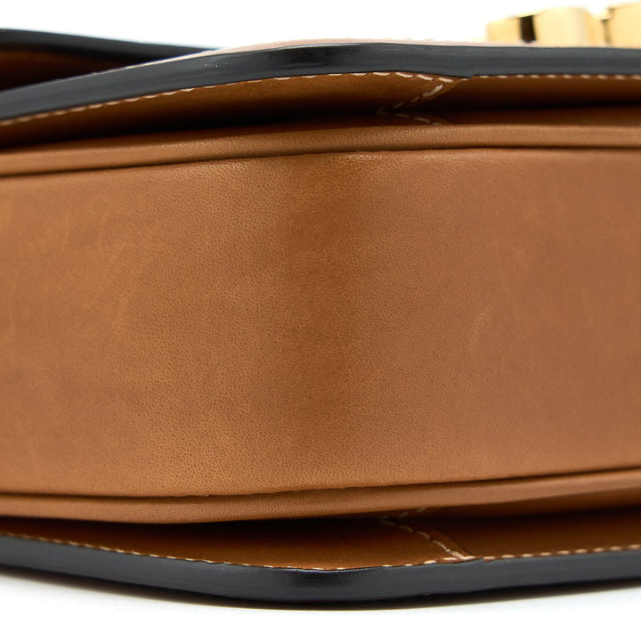 Top Quality Celine Teen Triomphe Bag In Triomphe Canvas / Nature Calfskin