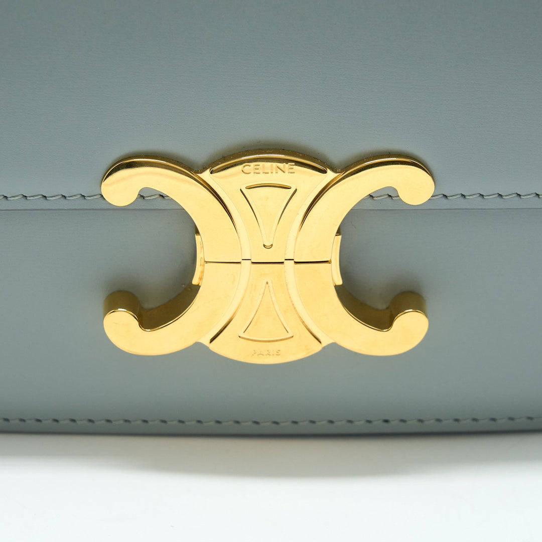 Top Quality Celine Teen Triomphe Bag Calfskin Mineral