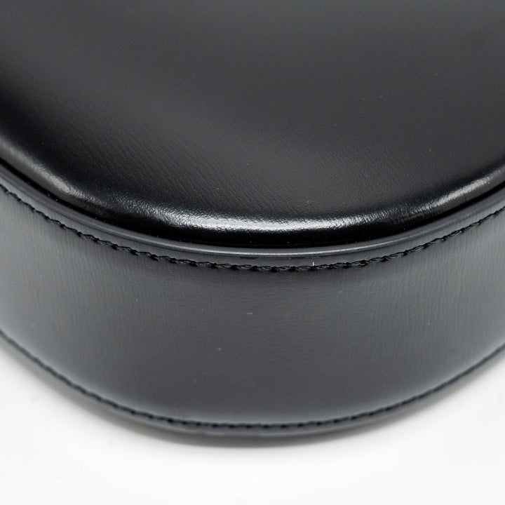 Celine Medium Tilly Chic Shoulder Bag Shiny Calfskin Black