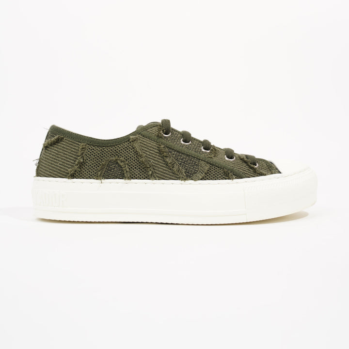 Christian Dior Womens Walk n' Dior Green / White EU 35.5 / UK 2.5