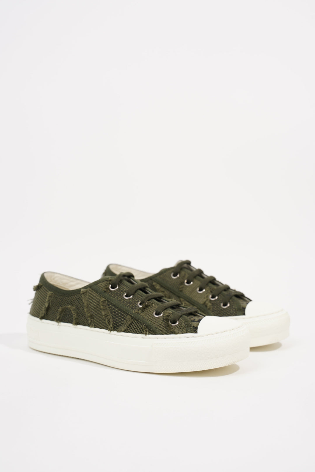 Christian Dior Womens Walk n' Dior Green / White EU 35.5 / UK 2.5