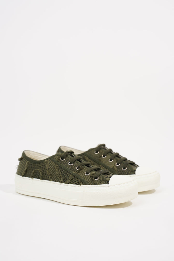 Christian Dior Womens Walk n' Dior Green / White EU 35.5 / UK 2.5