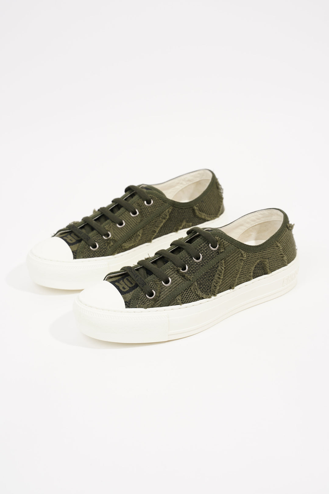 Christian Dior Womens Walk n' Dior Green / White EU 35.5 / UK 2.5
