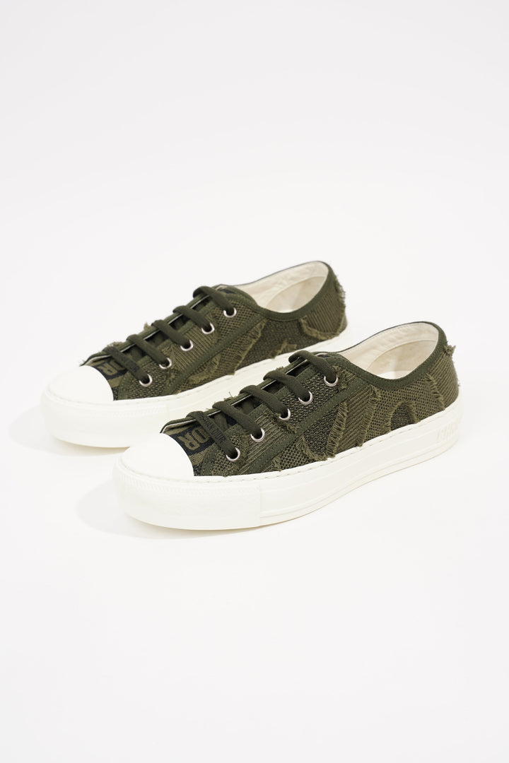 Christian Dior Womens Walk n' Dior Green / White EU 35.5 / UK 2.5