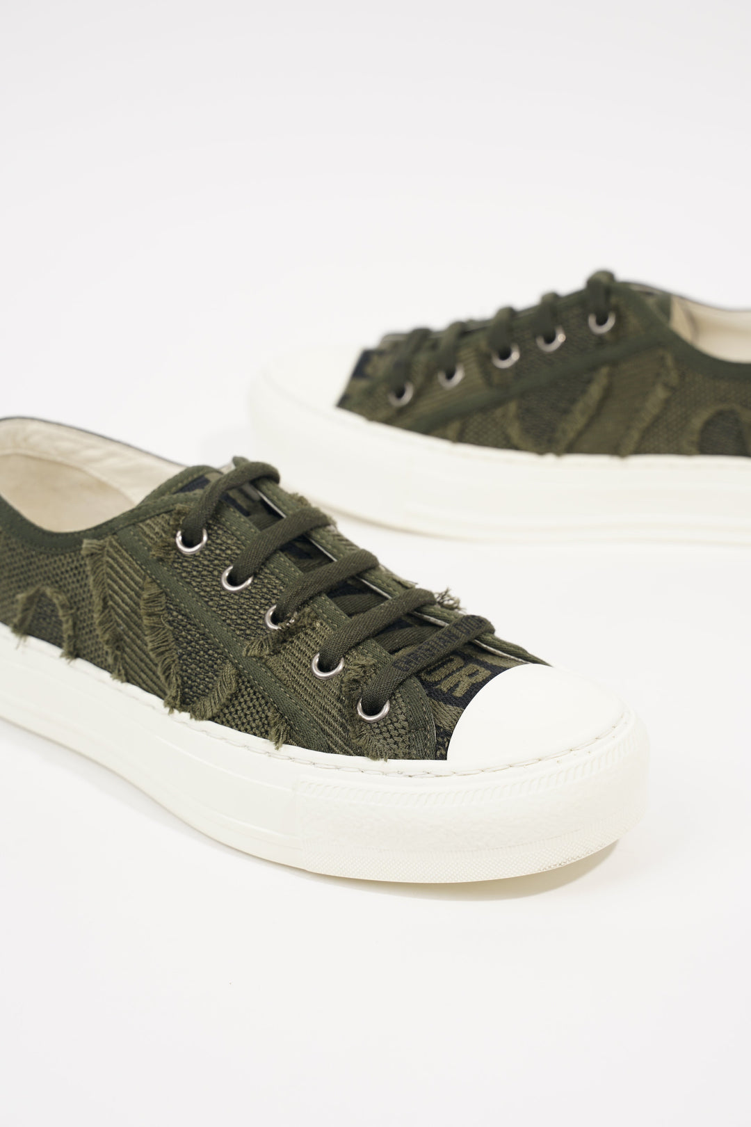 Christian Dior Womens Walk n' Dior Green / White EU 35.5 / UK 2.5
