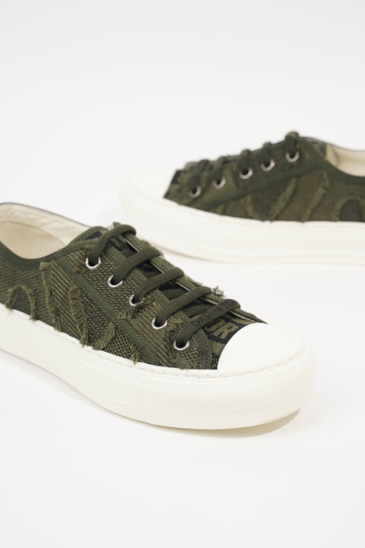 Christian Dior Womens Walk n' Dior Green / White EU 35.5 / UK 2.5