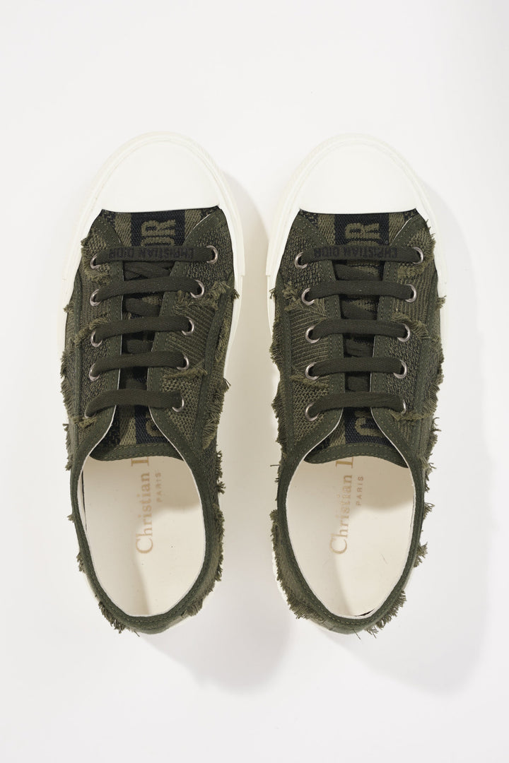 Christian Dior Womens Walk n' Dior Green / White EU 35.5 / UK 2.5