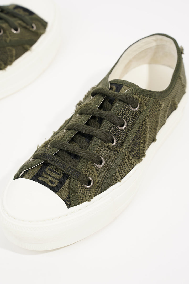 Christian Dior Womens Walk n' Dior Green / White EU 35.5 / UK 2.5