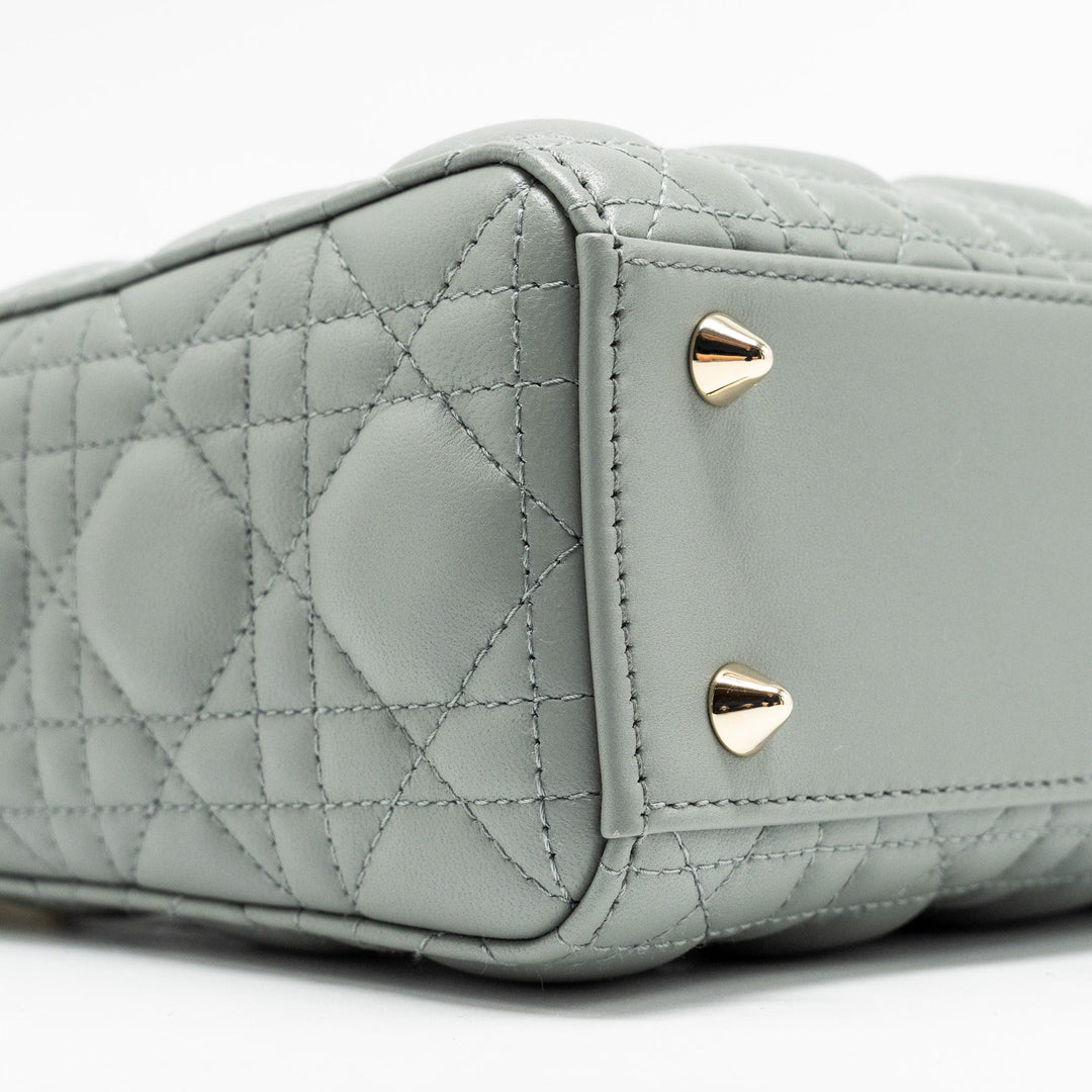 Top quality Dior My ABC Small Lady Top quality Dior Lambskin Grey
