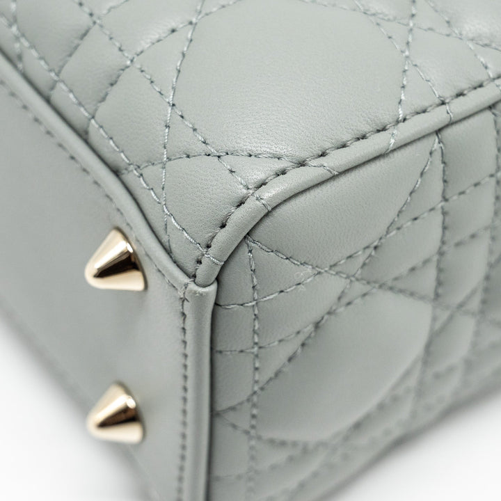 Dior My ABC Small Lady Dior Lambskin Grey