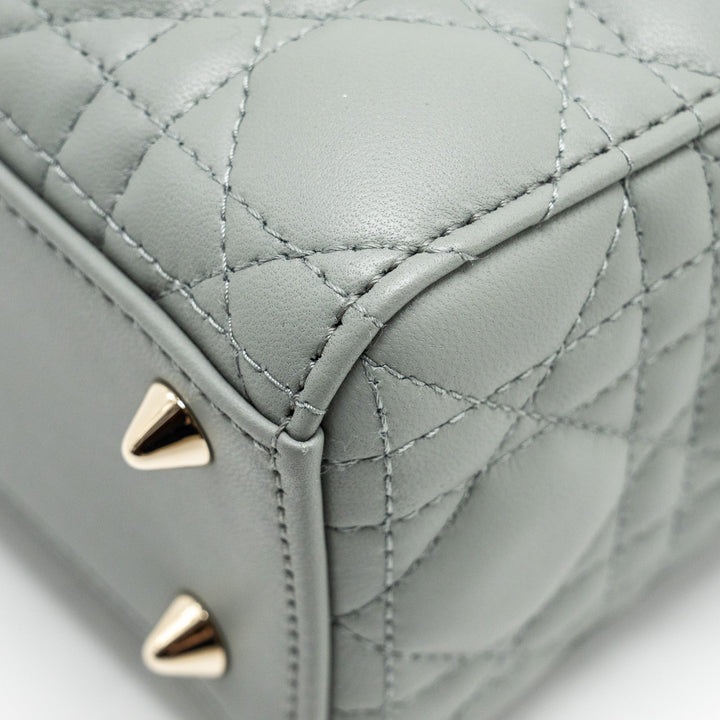 Dior My ABC Small Lady Dior Lambskin Grey