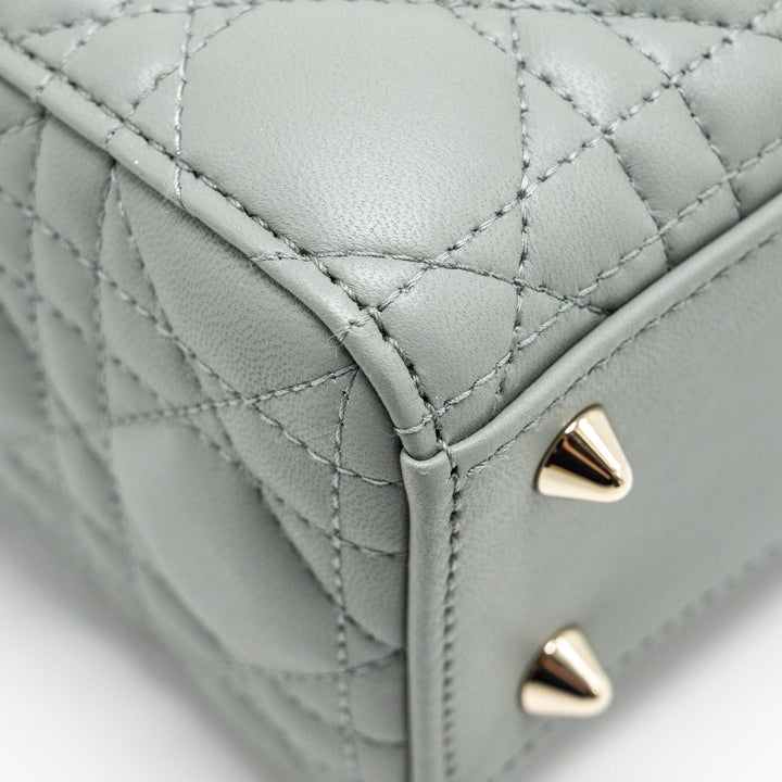 Dior My ABC Small Lady Dior Lambskin Grey