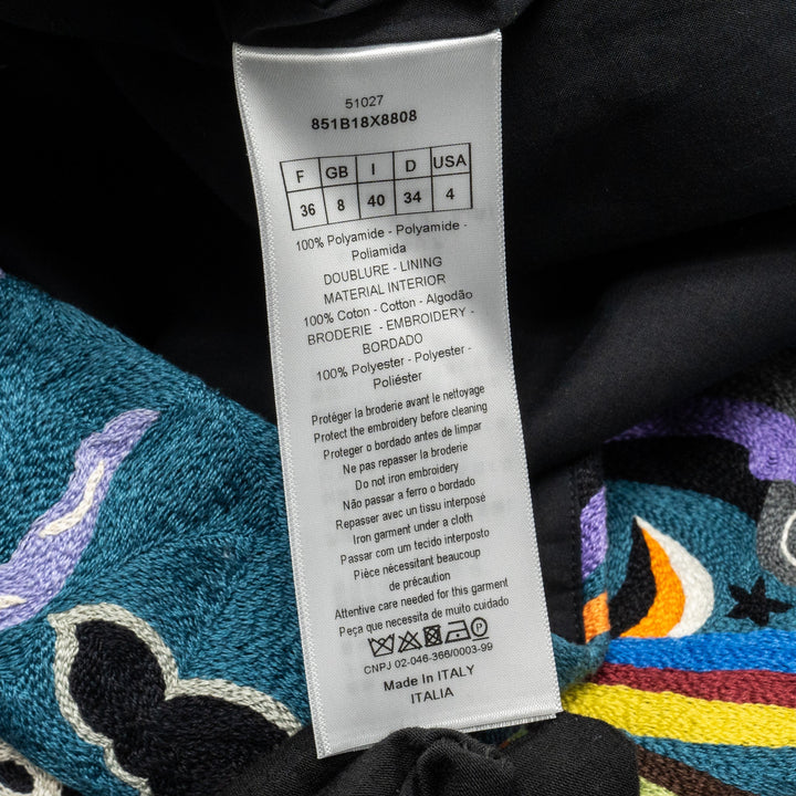 Top quality Dior Size 36 Artist Embroidery BloNew T-shirt Cotton Multicolour