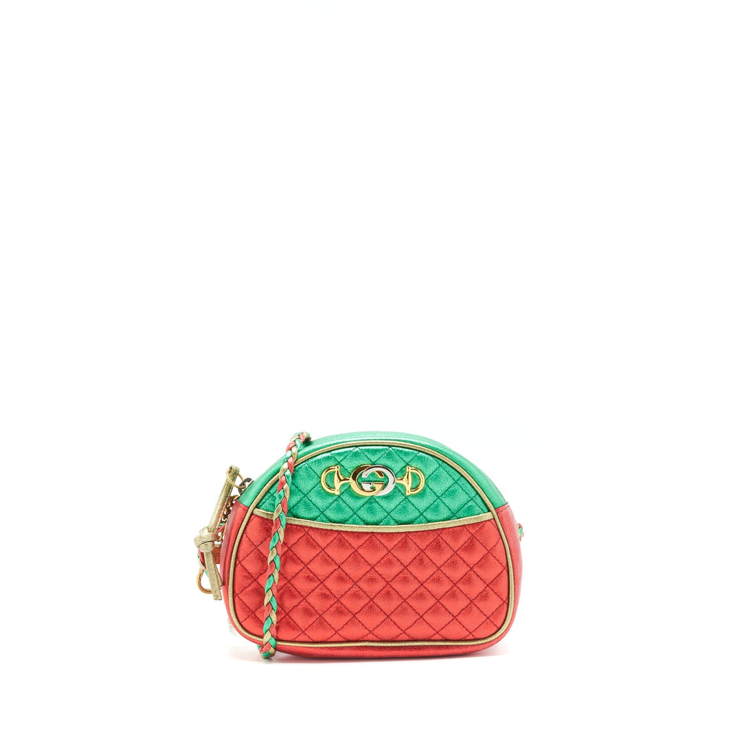 Gucci Small Crossbody Bag Green/red