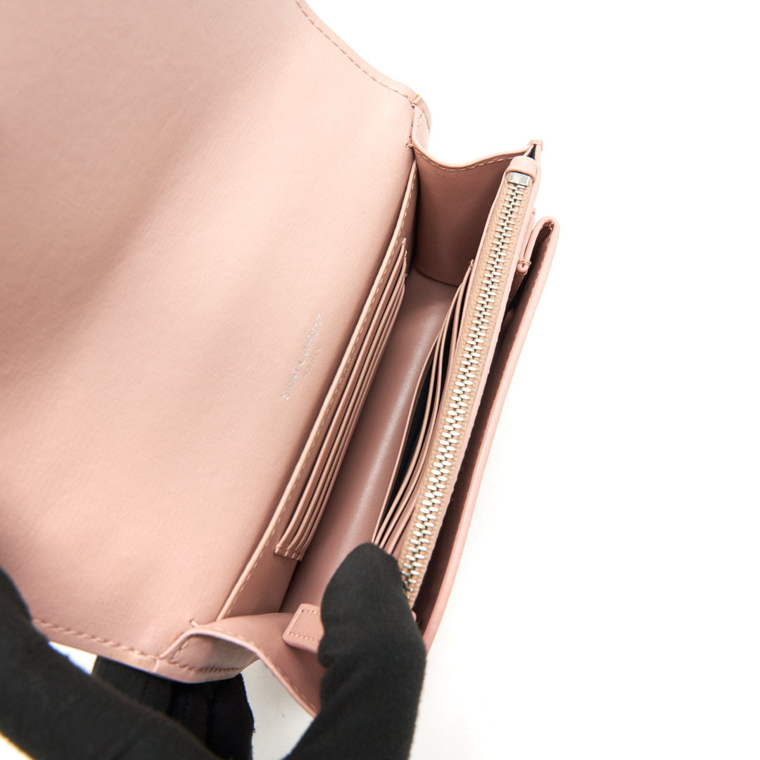 SAINT LAURENT / YSL SUNSET BAG IN PINK SHW