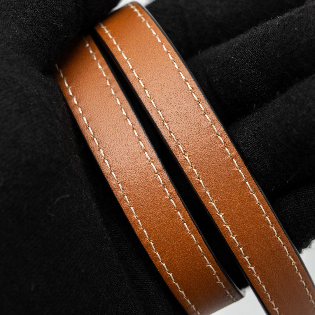 Celine Cabas Vertical in Triomphe Canvas and Calfskin tan
