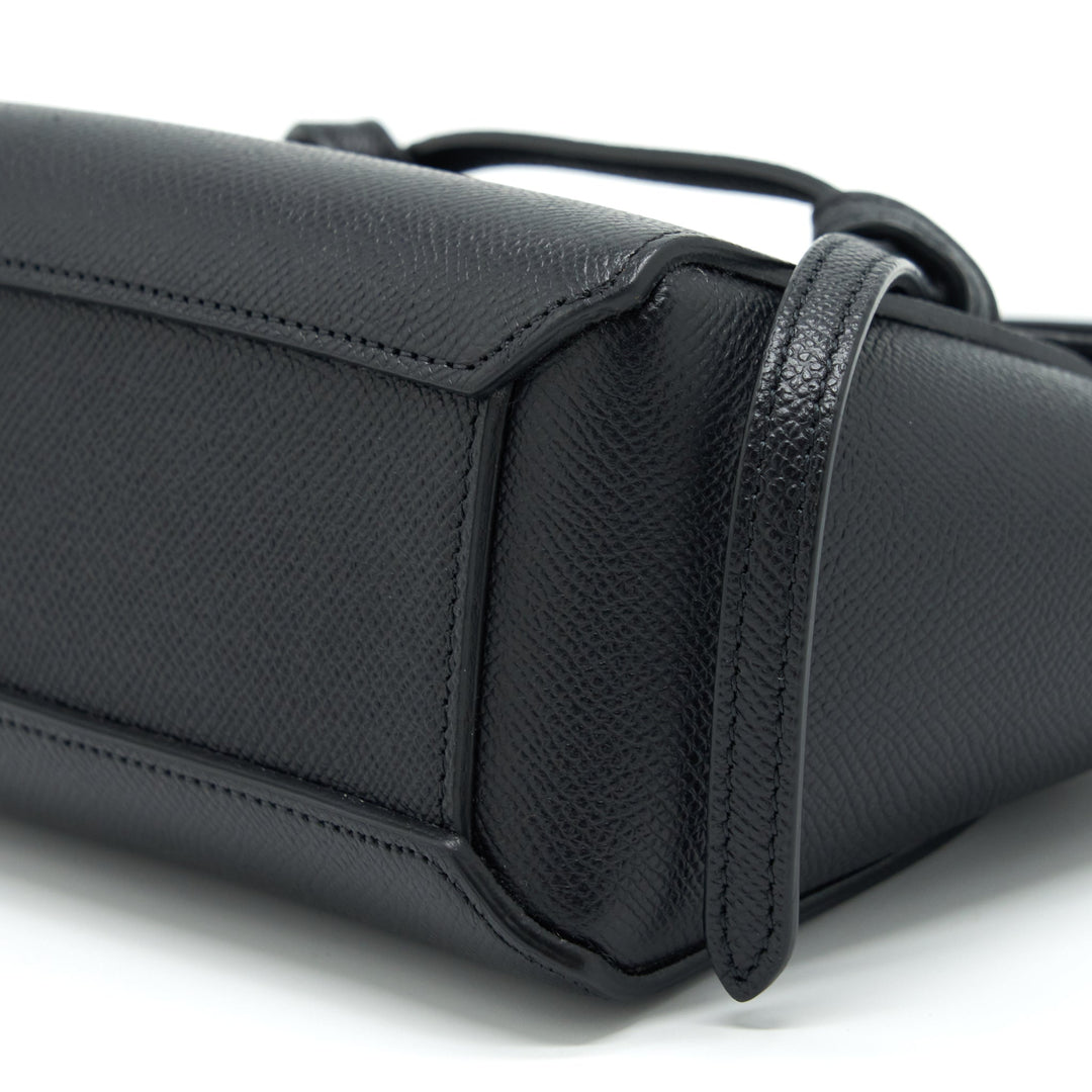 Top Quality Celine Pico Belt Bag Calfskin Black