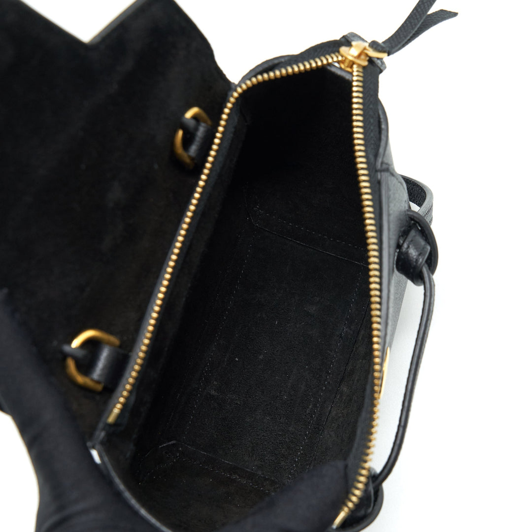 Celine Pico Belt Bag Calfskin Black