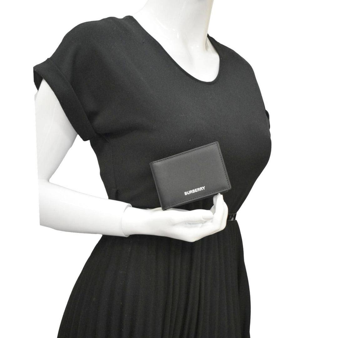 Burberry Leather Card Holder Black