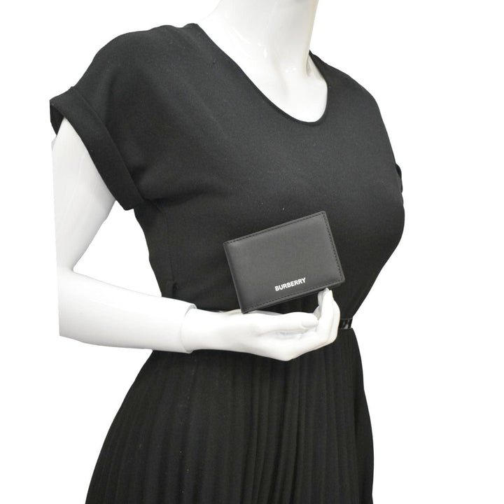 Burberry Leather Card Holder Black
