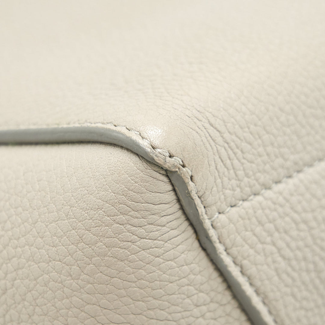 Celine Sangle Bucket Bag Grained Calfskin Clay
