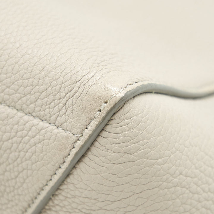 Celine Sangle Bucket Bag Grained Calfskin Clay