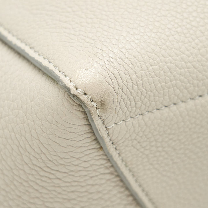 Celine Sangle Bucket Bag Grained Calfskin Clay